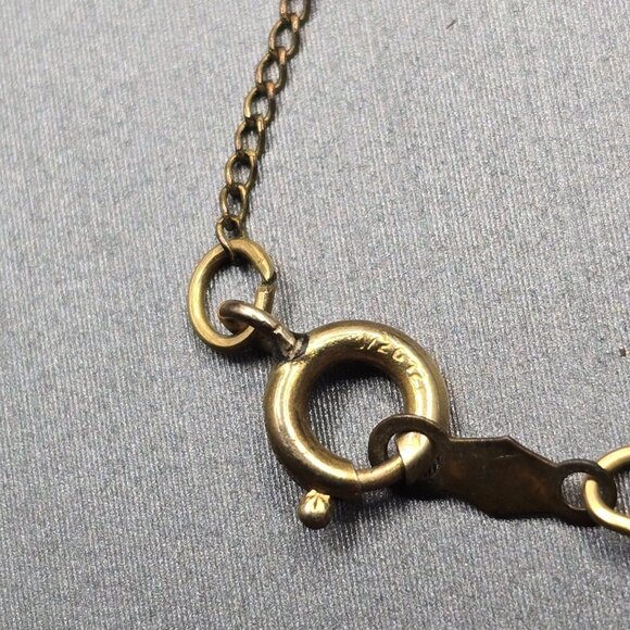 VTG Carla 14K Gold Filled Star Pendant Necklace 15" Minimalist Delicate - Picture 11 of 16